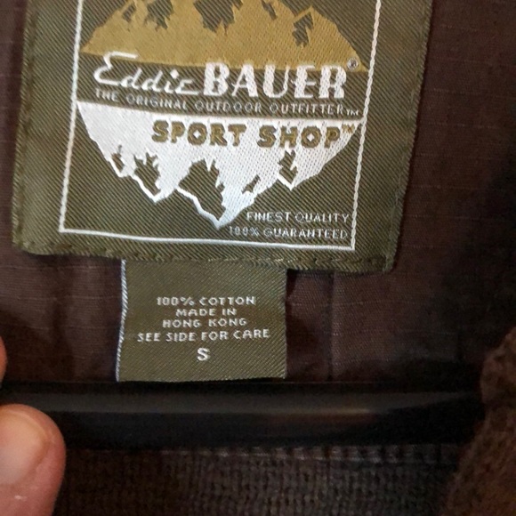 Eddie Bauer three-quarter button sweater - Picture 2 of 4